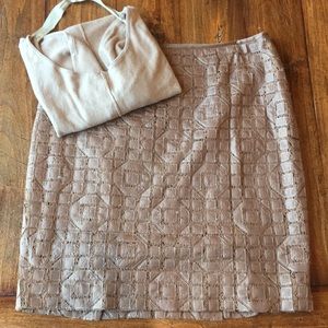 Etcetera shirt and sweater/shirt set